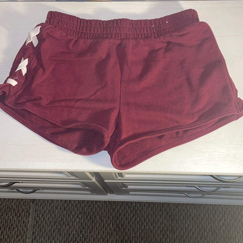 Burgundy shorts! 🍉